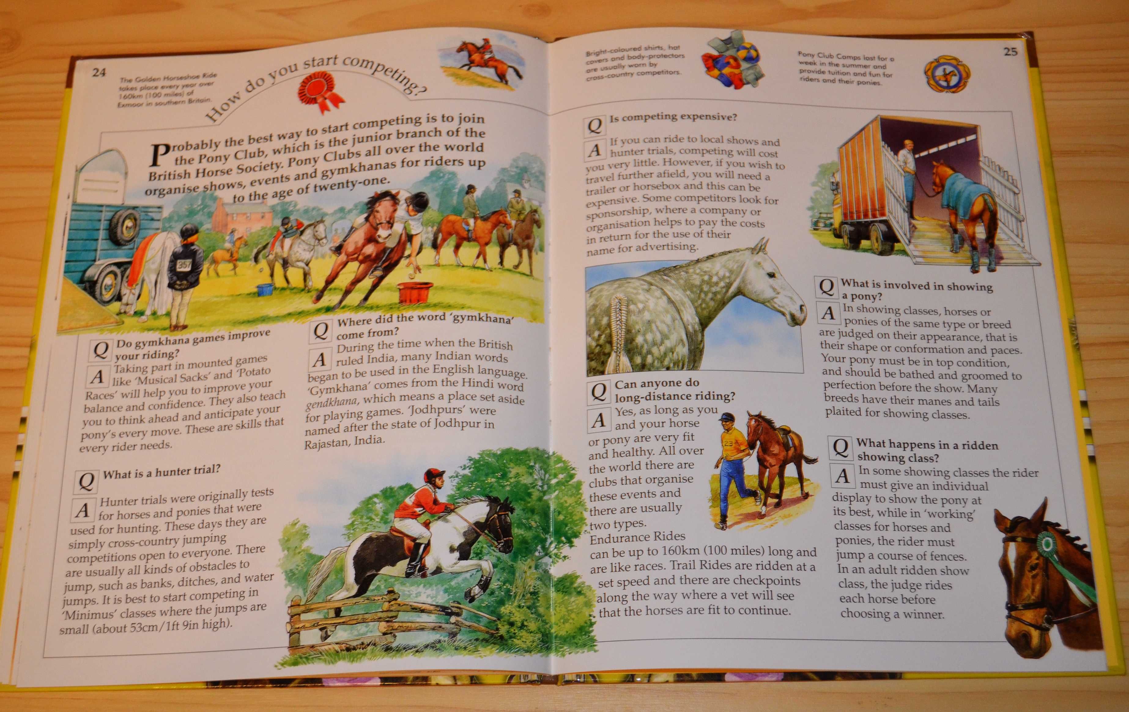 Horses and pony, дитяча книга англійською