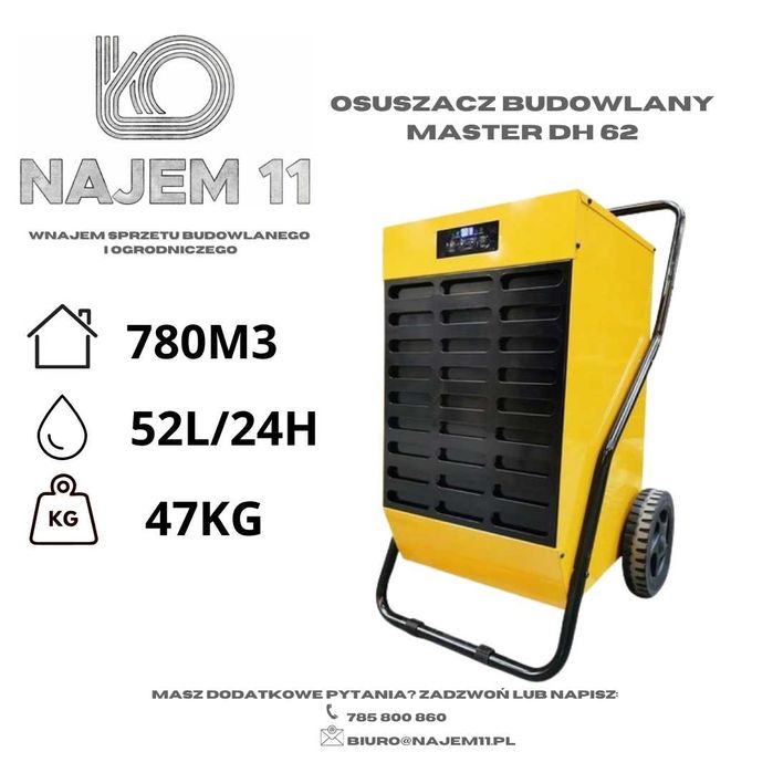 Osuszacz /osuszacz budowlany/nagrzewnice elektryczne/olejowe - WYNAJEM