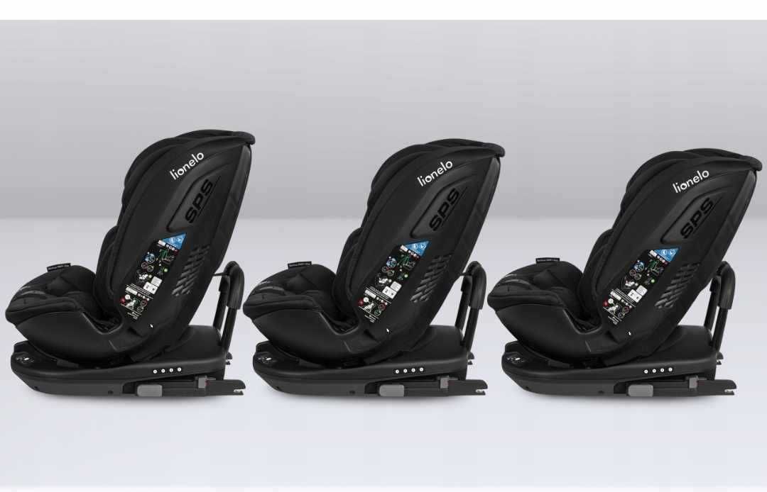 Fotelik samochodowy Lionelo Bastian RWF i-size Obracany 360°, Isofix