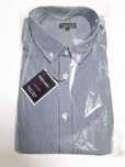 Camisa Manga Comprida Quadrados Xadrez Azul Branco Homem L Nova