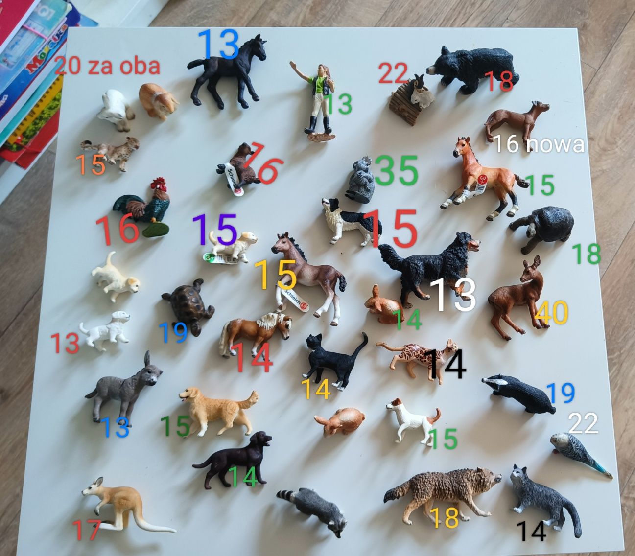 Figurki zwierząt schleich/collecta