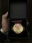 Zegarek Diesel gruba bransoleta gold luxury elegancki