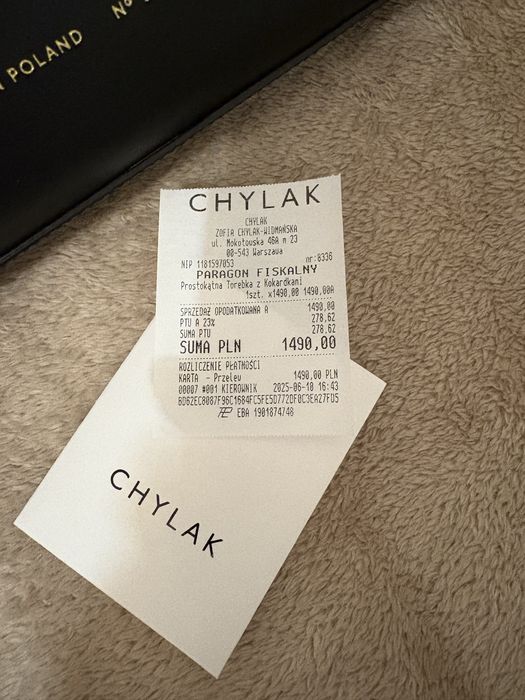 Torebka Chylak z uroczymi kokardkami