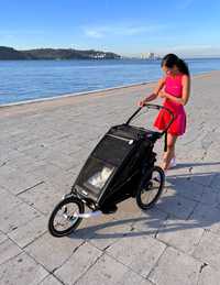 Carrinho de corrida de bebé Thule Charriot Sport com kit de jogging