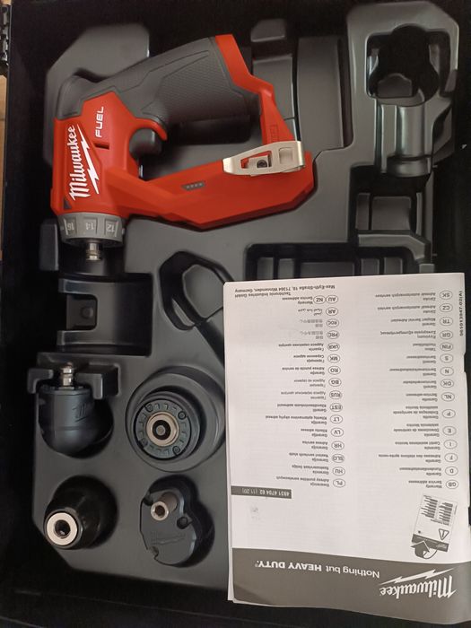 Milwaukee M12 FDDXKIT-0X Wiertarko wkrętarka 4 głowice wymienne FUEL