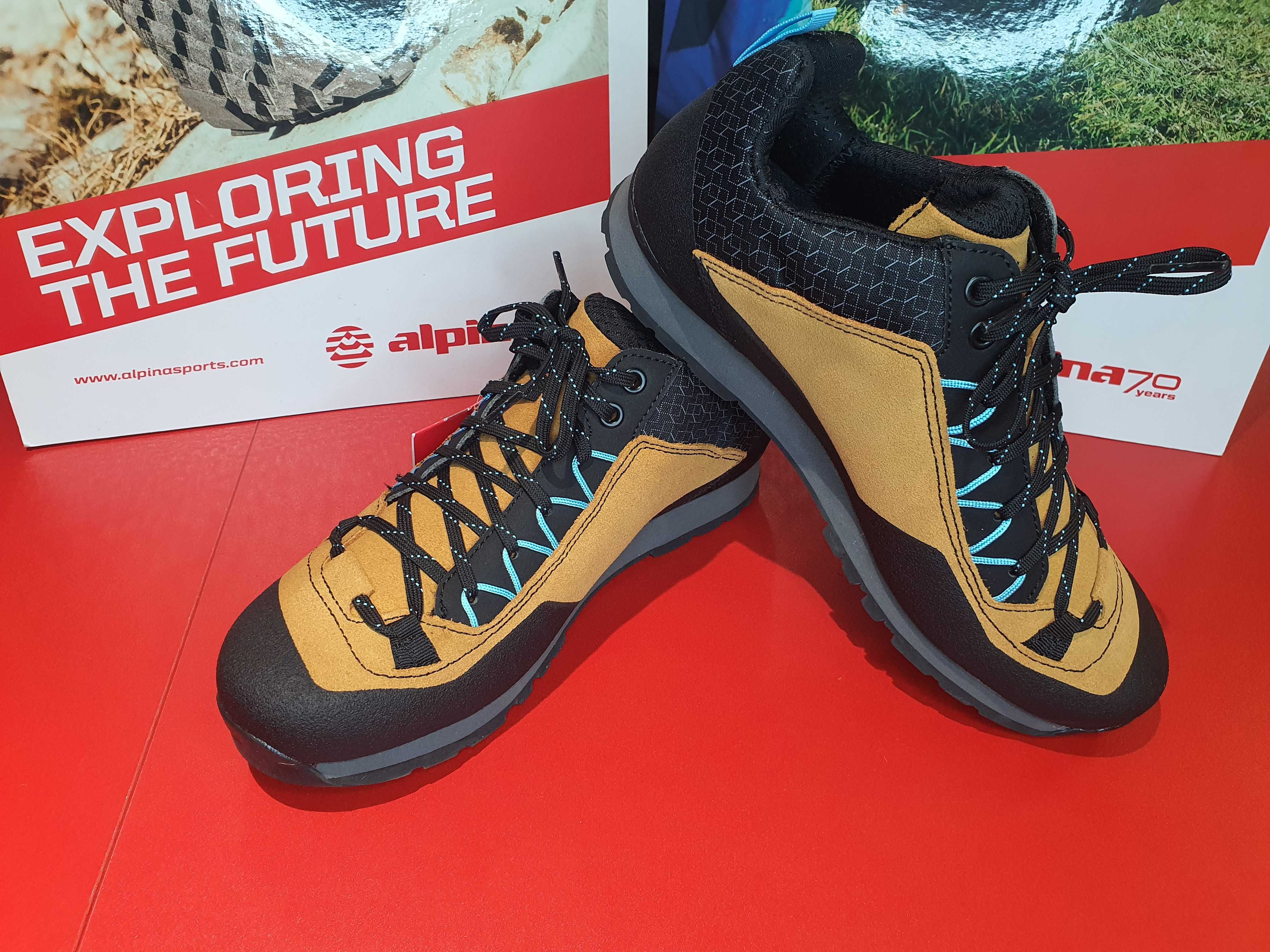 Buty trekkingowe damskie Alpina Lin Brown SKÓRA! rozmiary od 36 do 42