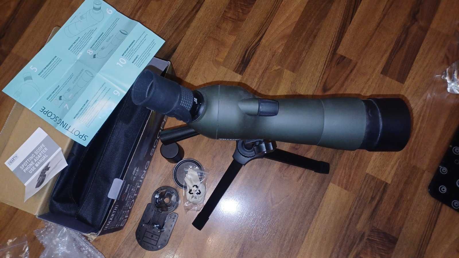 Зрительная труба со штативомEmarth 20-60x60AE 45-градусная