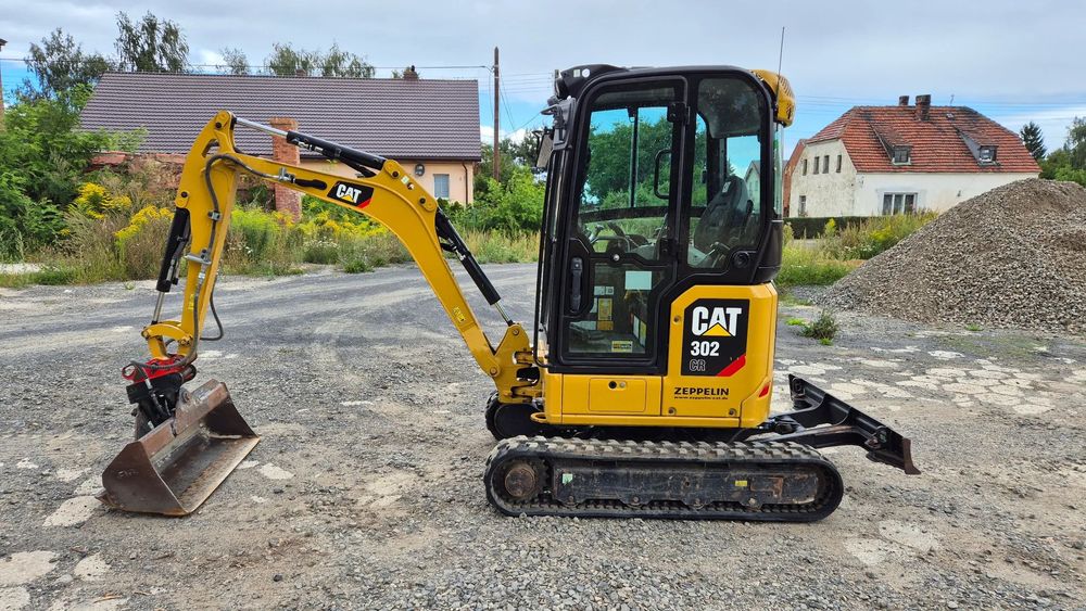 Caterpillar 302 CR  minikoparka Cat 302 sprowadzona gotowa do pracy