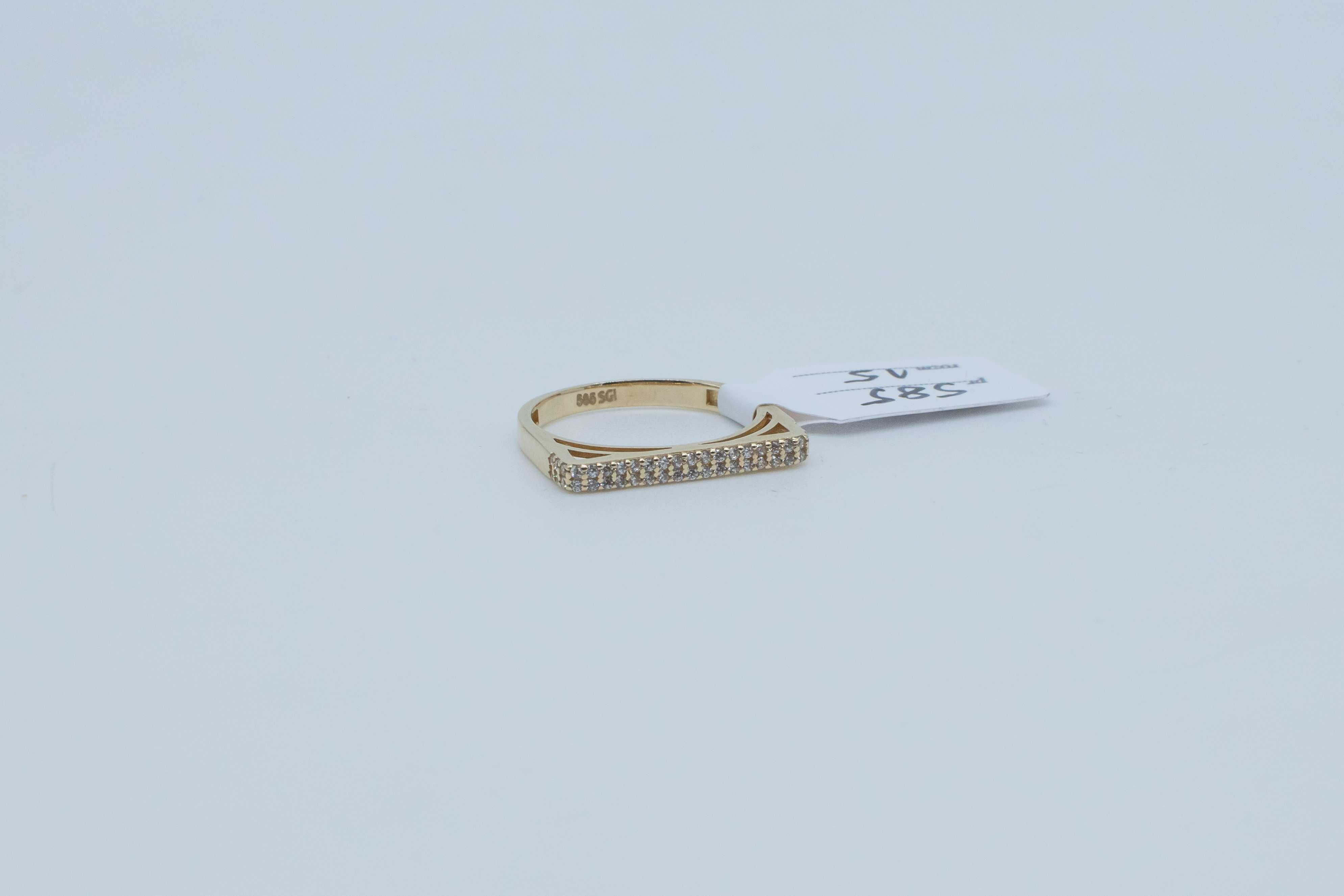Złoty pierścionek 585 2,09 gram rozmiar 15 NOWY Okazja