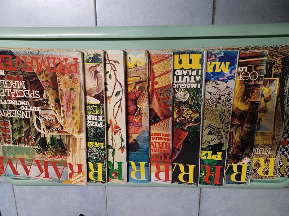Revistas Rakam de 1980, 1981, 1982, 1983 e 1984