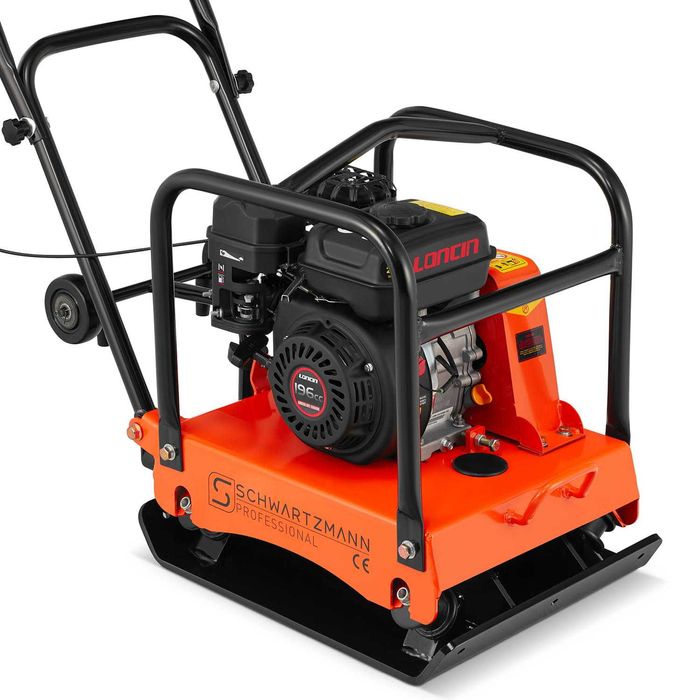 Zagęszczarka płytowa gruntu SCHWARTZMANN ubijak ZG90H 20kN GRUBA RAMA