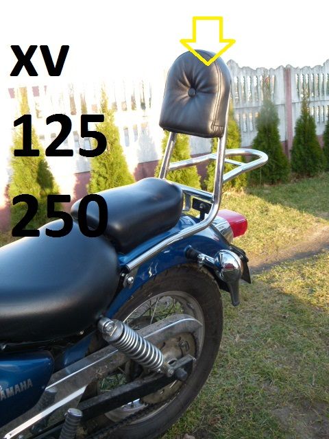 Sissybar oparcie i bagażnik YAMAHA XV 125 250