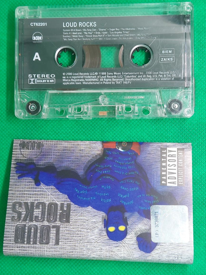 Kaseta Loud Rocks VA Składanka 2000r.
