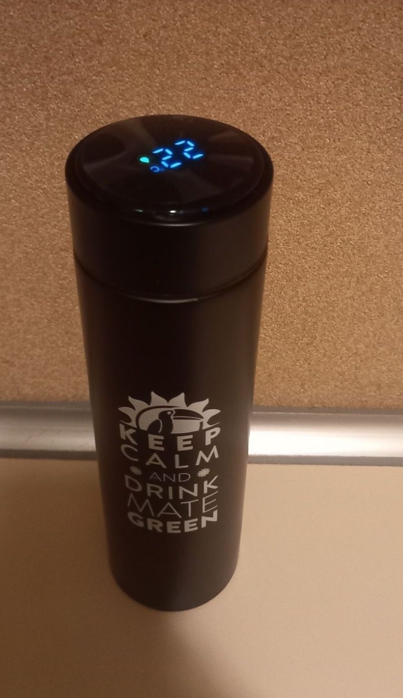 Termos led 500 ml do kawy herbaty a szczególnie do yerba mate