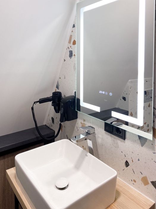 Відпочинок в AFrame будинку з сауною, альтанкою, мангалом в Денишах