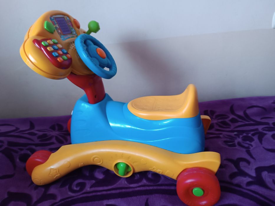 Vtech Jeździk Pchacz Bujak interaktywny 3w1