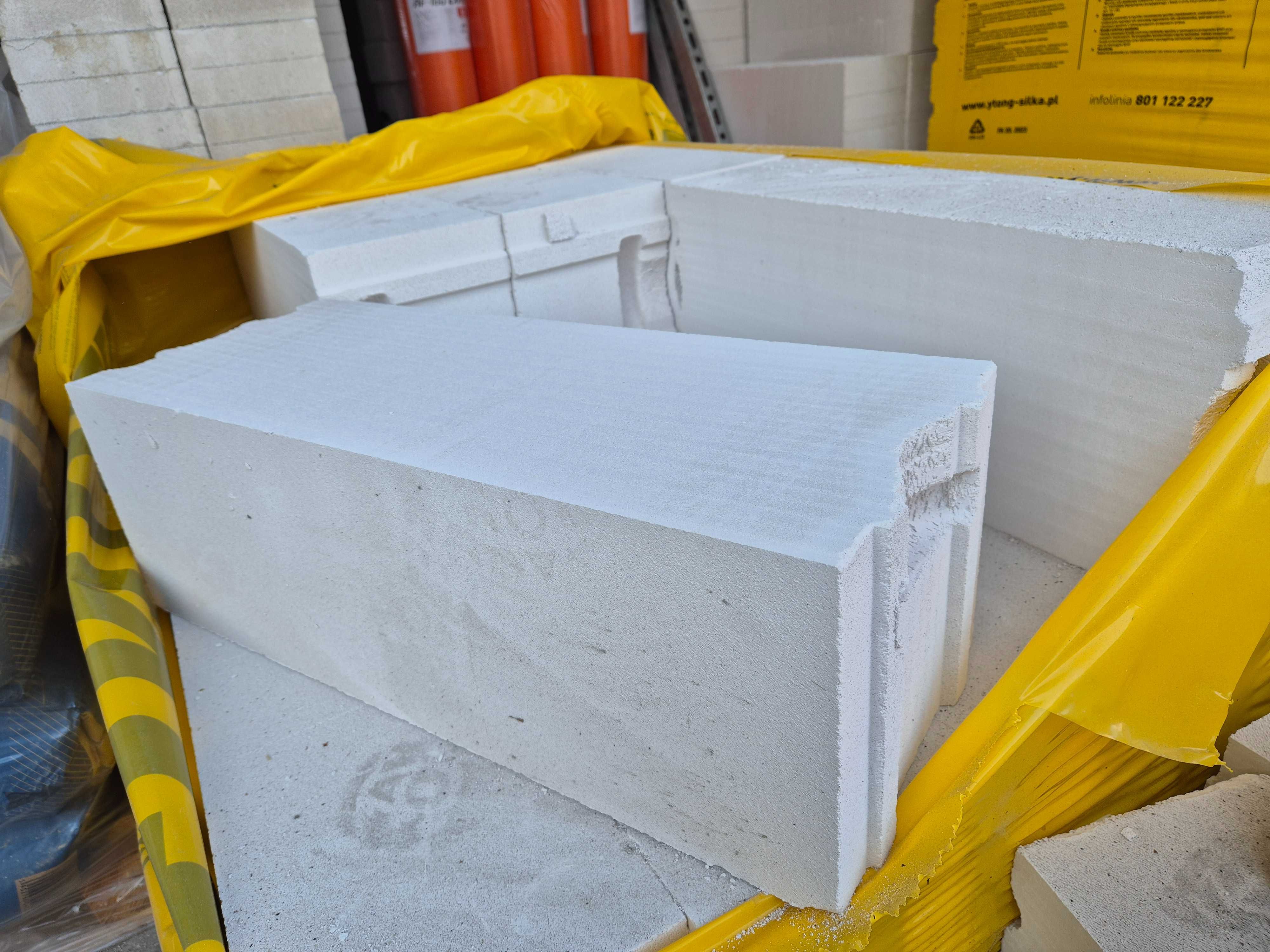 NAJLEPSZA CENA Beton komórkowy 24cm YTONG gazobeton solbet H+H Wąsosz