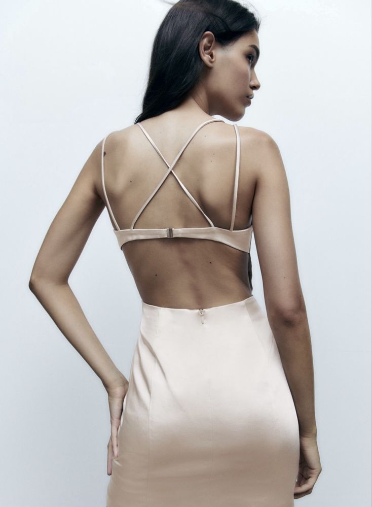 Сукня Zara шовкова міні