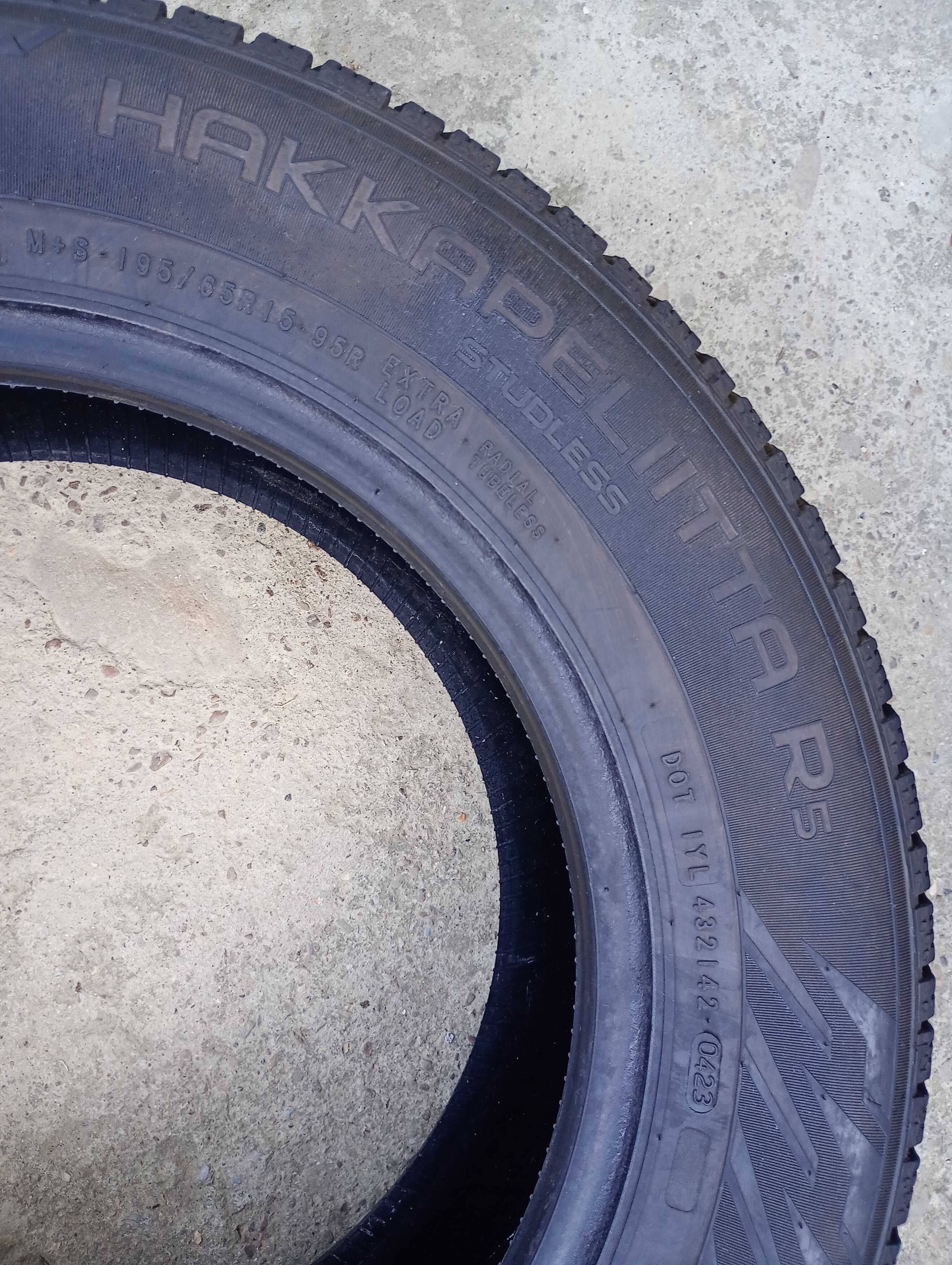 195/65 r15 2шт Nokian 23р. зима шини резина 195 65 15 (w02*2)