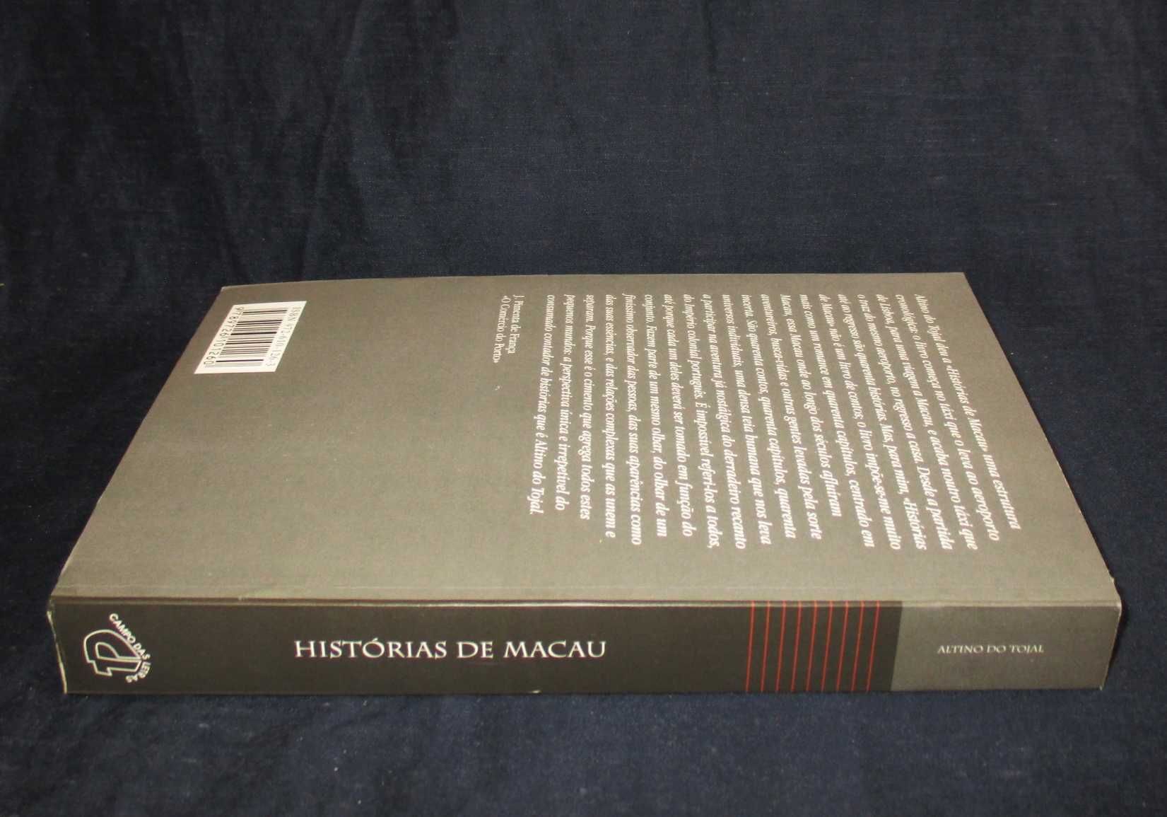 Livro Histórias de Macau Altino do Tojal