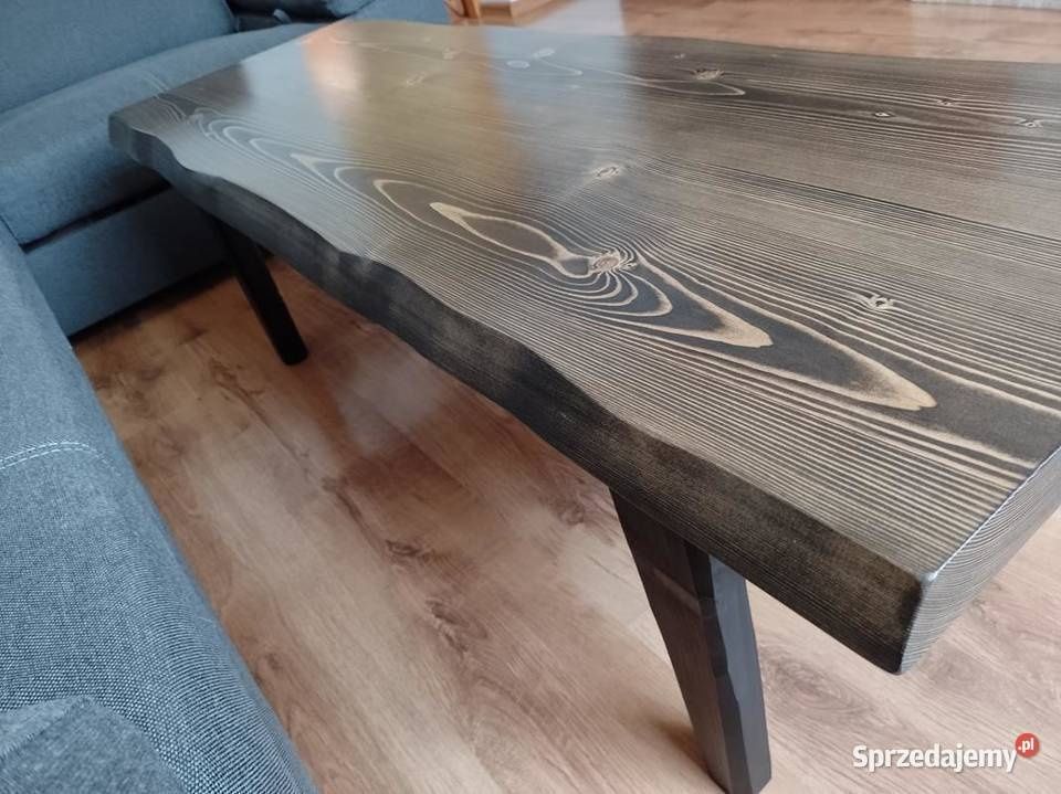stolik kawowy z drewna 140cm ława stół drewniany K02
