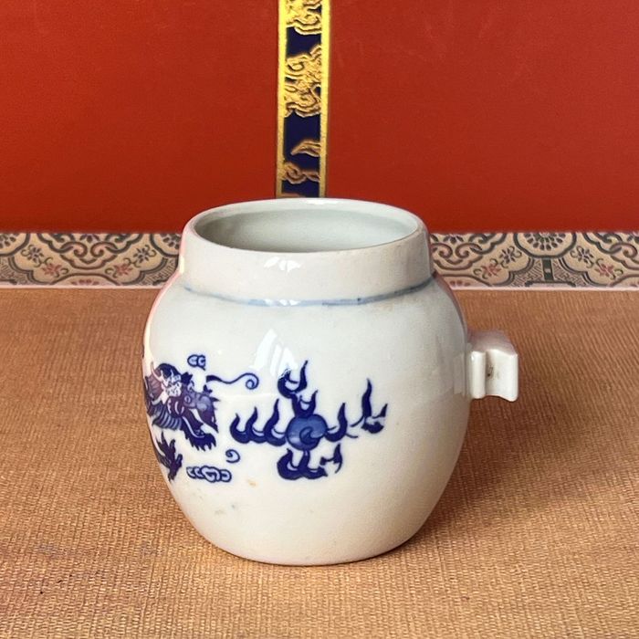 Poidło klatkowe dla dużych ptaków, Porcelana, Chiny
