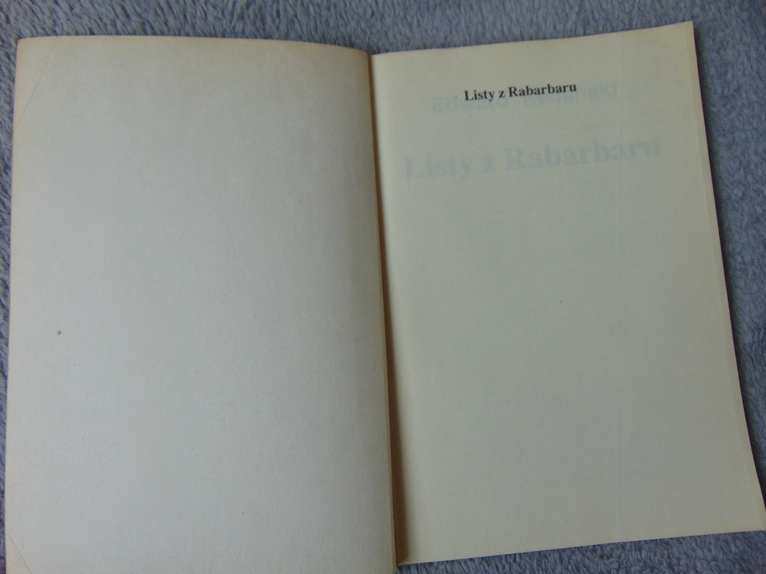 Listy z Rabarbaru - Edward Redliński