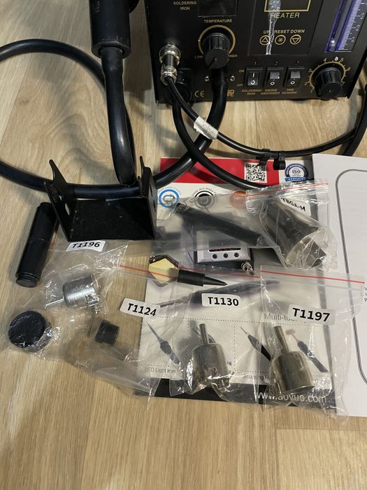 Stacja lutownicza Aoyue INT 968A+ hot air lutownica kolbowa