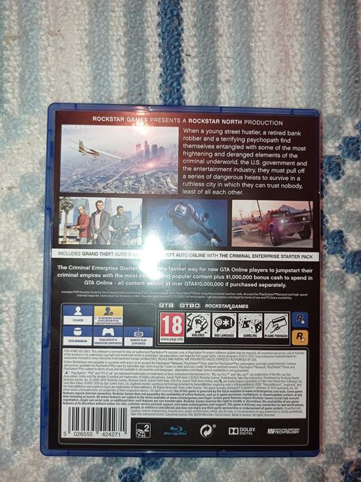 GTA V(5) jogo PlayStation 4 (Novo 2024)