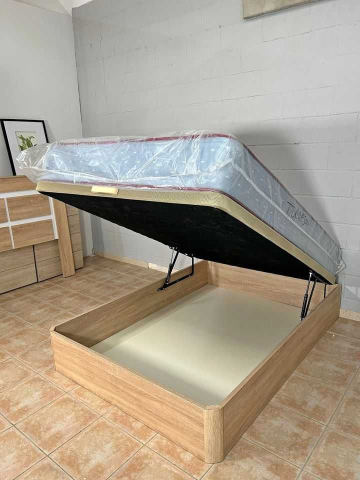 NOVOO! CAMA CASAL ESTRADO ELEVATORIO + ENTREGA INCLUIDA