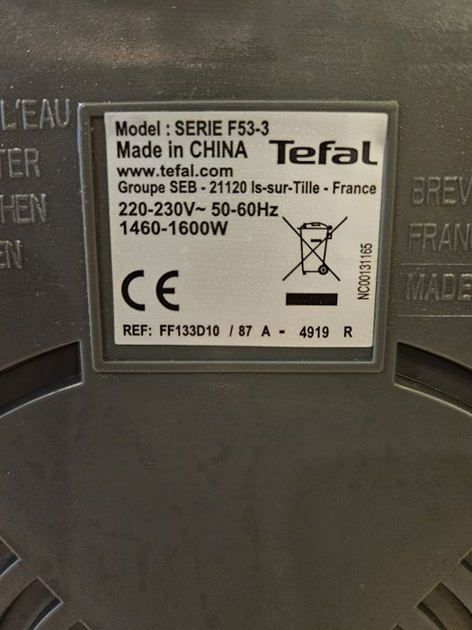 Frytkownica Tefal uno m, sprawna frytkownica tluszczowa tefal