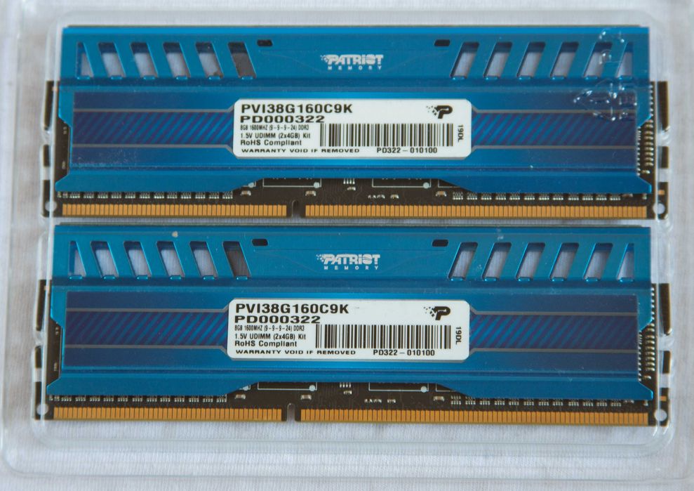 Pamięć DDR3 Patriot Intel Extreme Masters 1600 2x4GB
