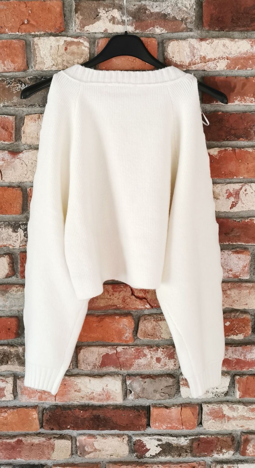 Zara Sweter Damski S ecru