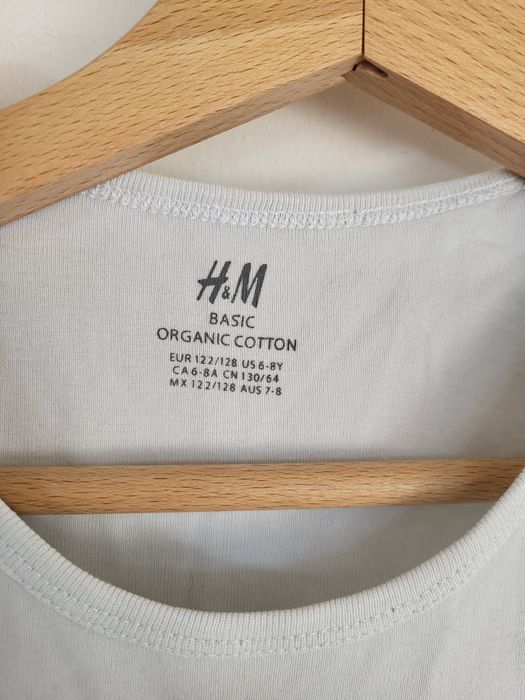 Podkoszulka podkoszulek biała H&M 122-128 cm 6-8 lat