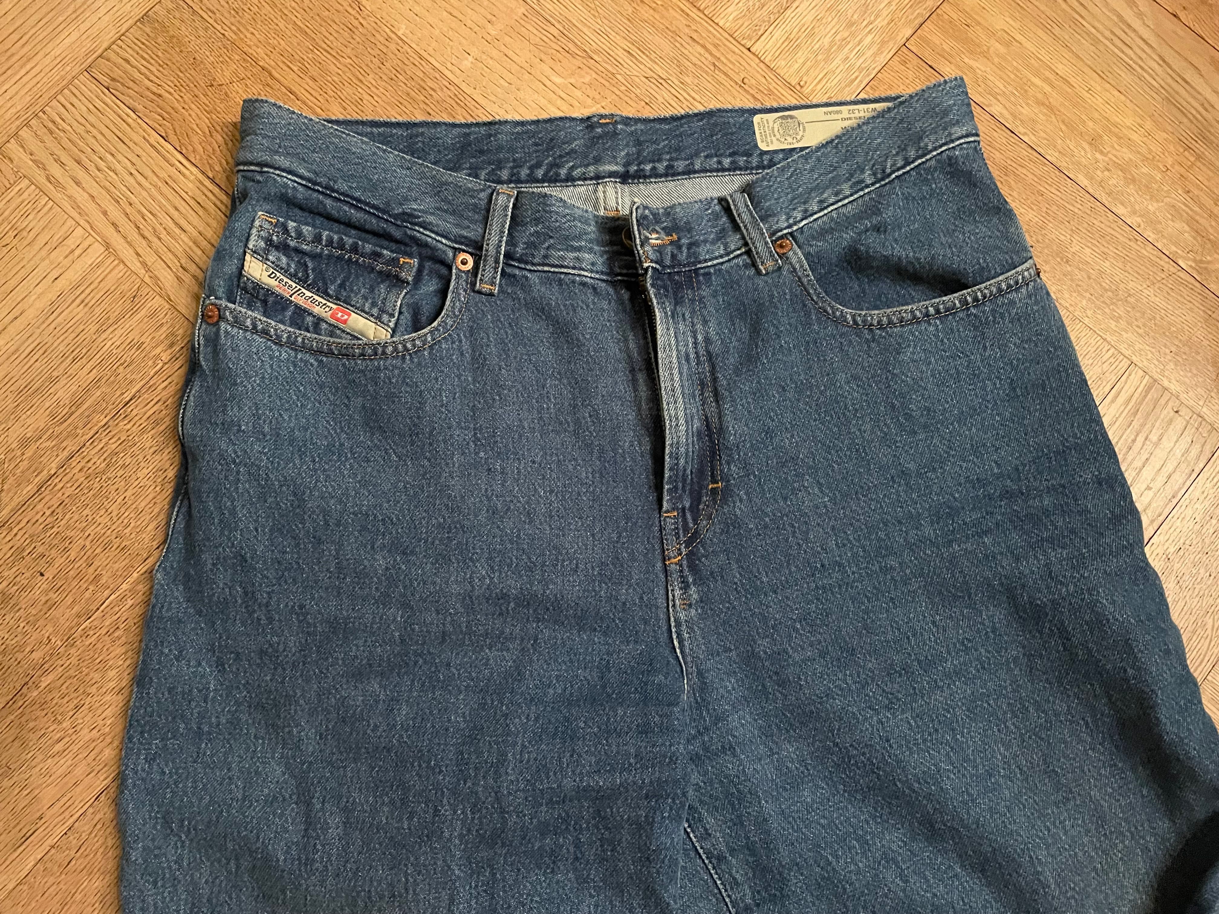 Diesel jeansy regular 31/32 wysoki stan