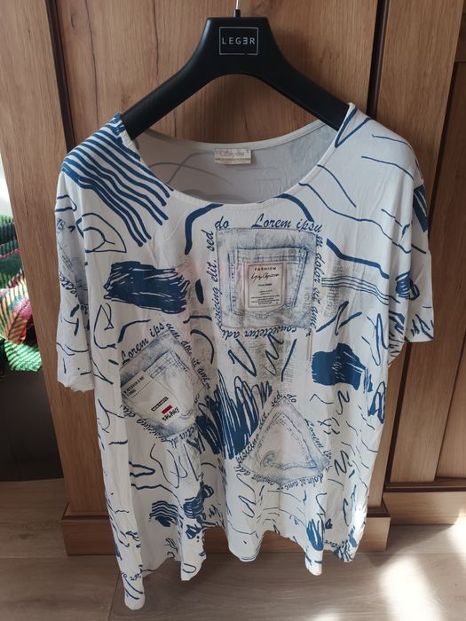 Bluzka krótki rękaw rozmiar 48