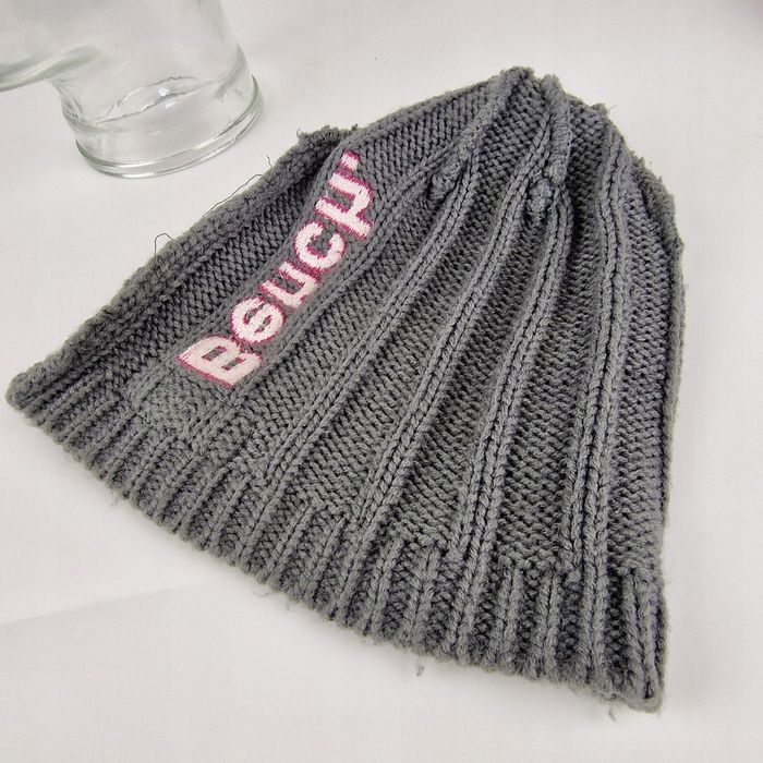 Bench Czapka z dzianiny szaro-różowy