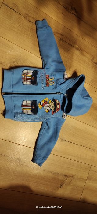 Bluza na suwak chłopięca 74