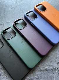 Шкіряний чохол для iPhone 13-13 Pro Max Leather Case MagSafe