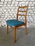 DUŃSKIE drewniane krzesło vintage 60 antyk art deco midcentury
