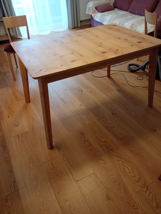Stół dębowy rozkładany 130–210 cm na 90 cm– solidny i elegancki