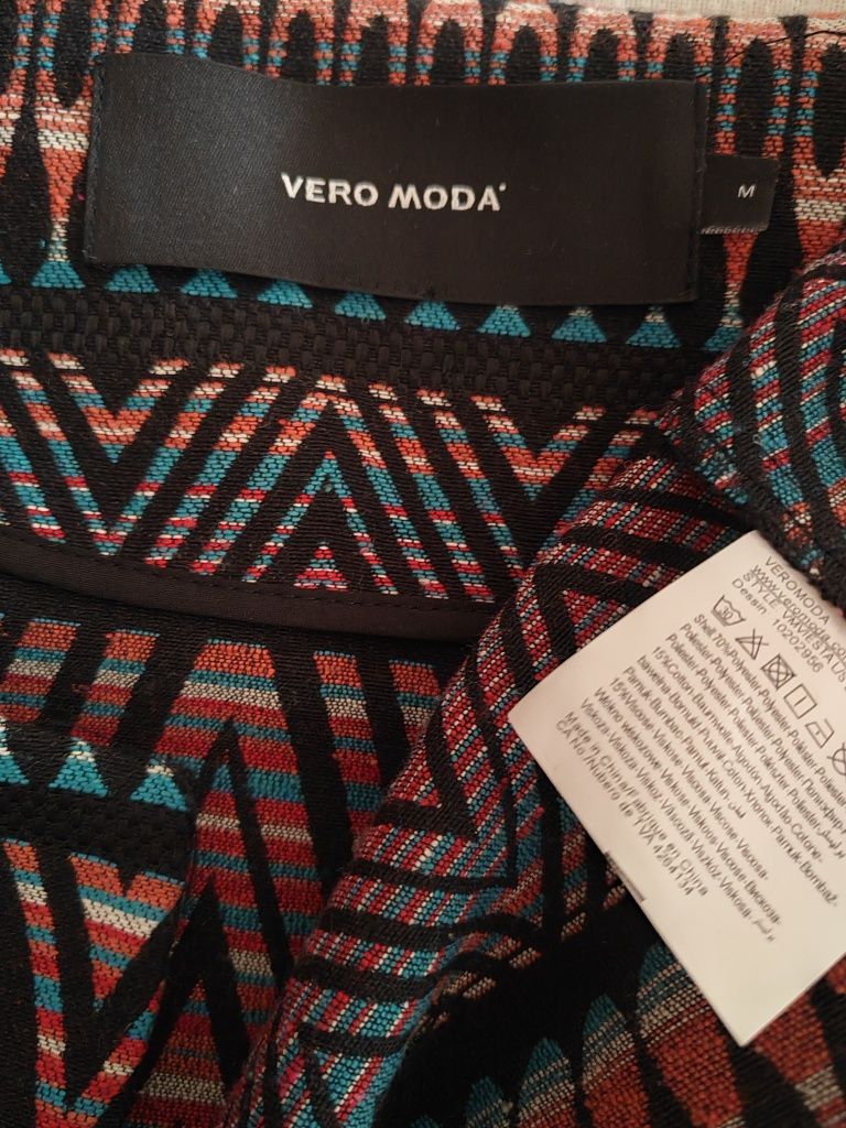 Żakiet w kolorowe wzory r. 38"Vero Moda" nowy.