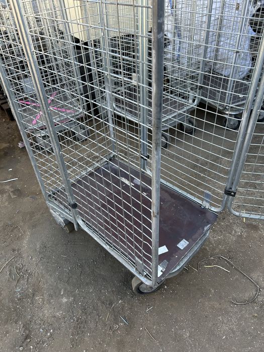 Wózek magazynowy rollkontener wózek siatkowy