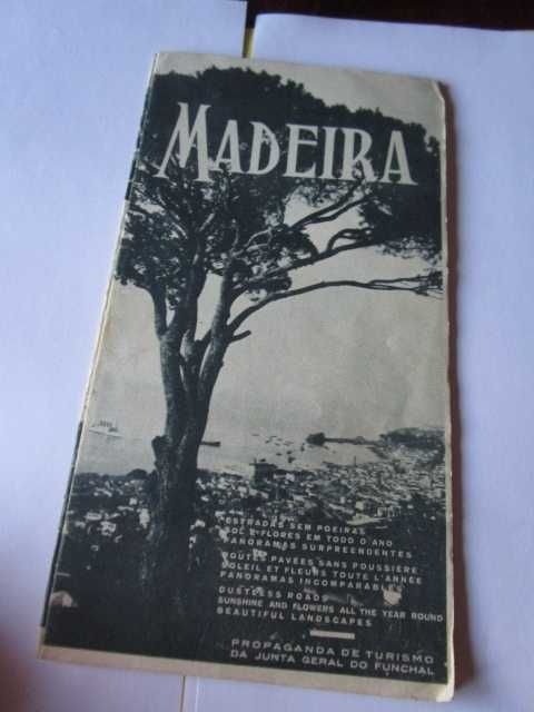 Rara brochura turistica muito antiga Madeira Funchal