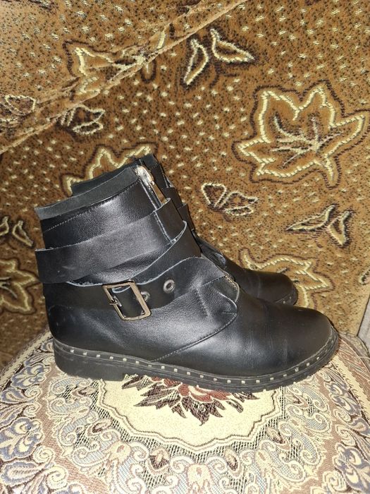 Зимние ботинки женские натуральная  кожа