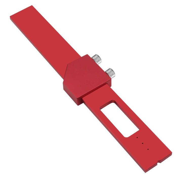 Кишенькова лінійка-кутомір з обмежувачем 160мм.