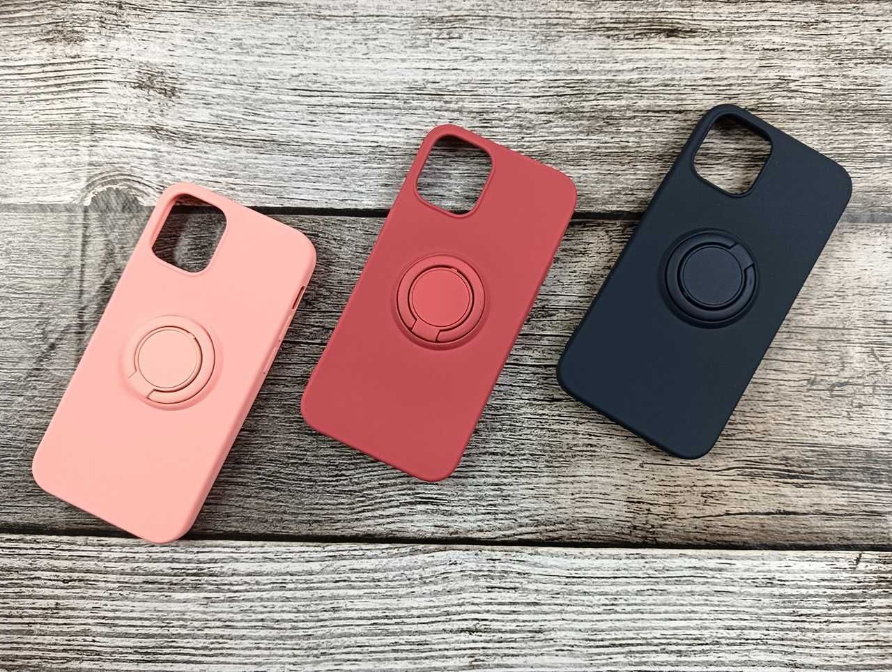 Etui Case Sylikonowe Ring do iPhone 12 mini + Szkło Hartowane