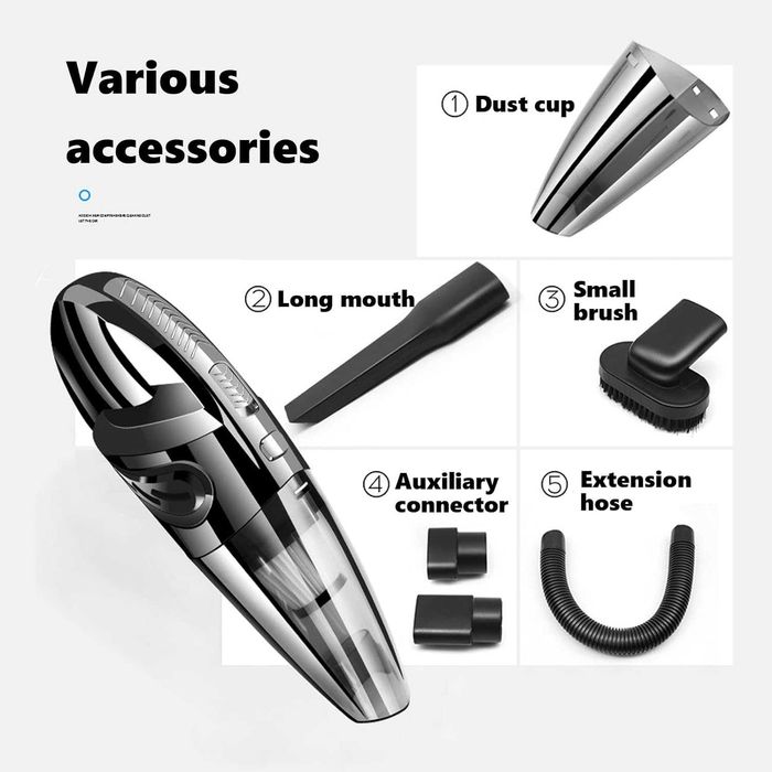 Аккумуляторный автомобильный пылесос Wireless Vehicle Vacuum Cleaner