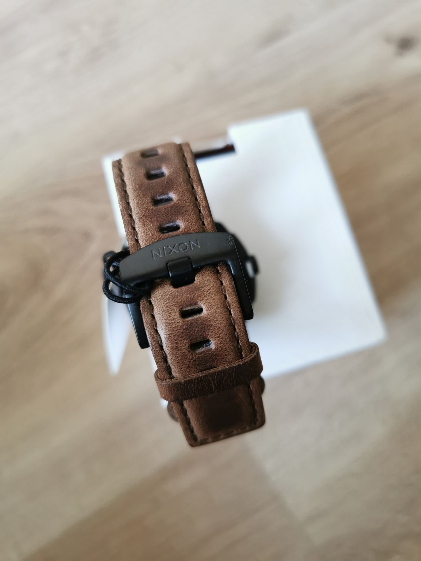 Zegarek męski Nixon Charger Leather Skórzany