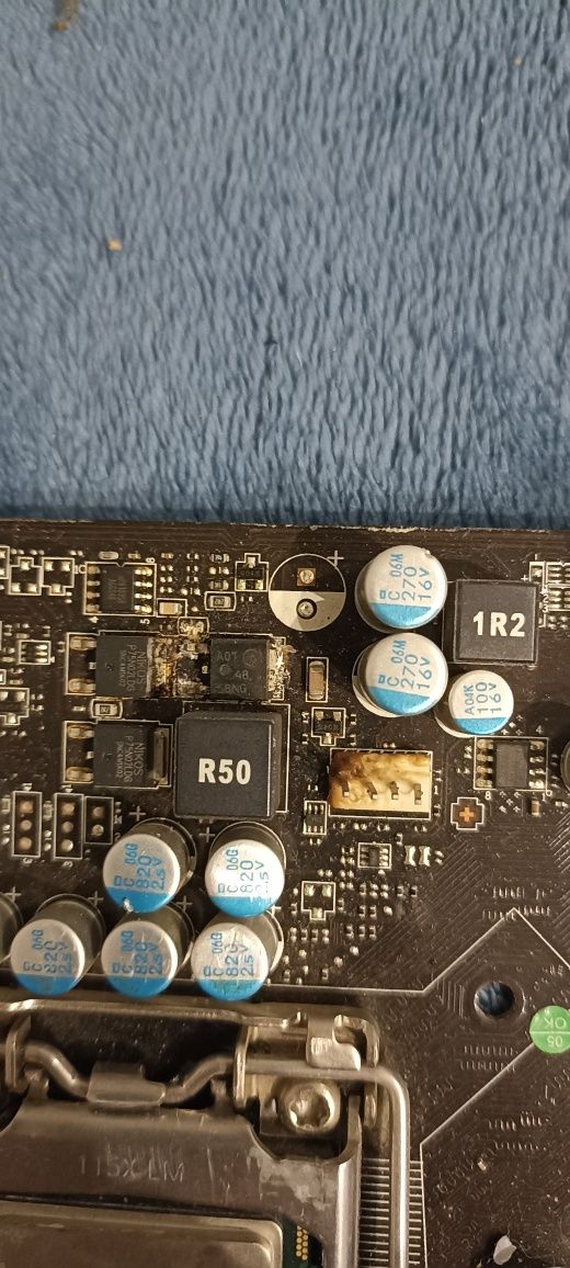 Материнська плата  MSI H55-G43  на запчасти 150 грн